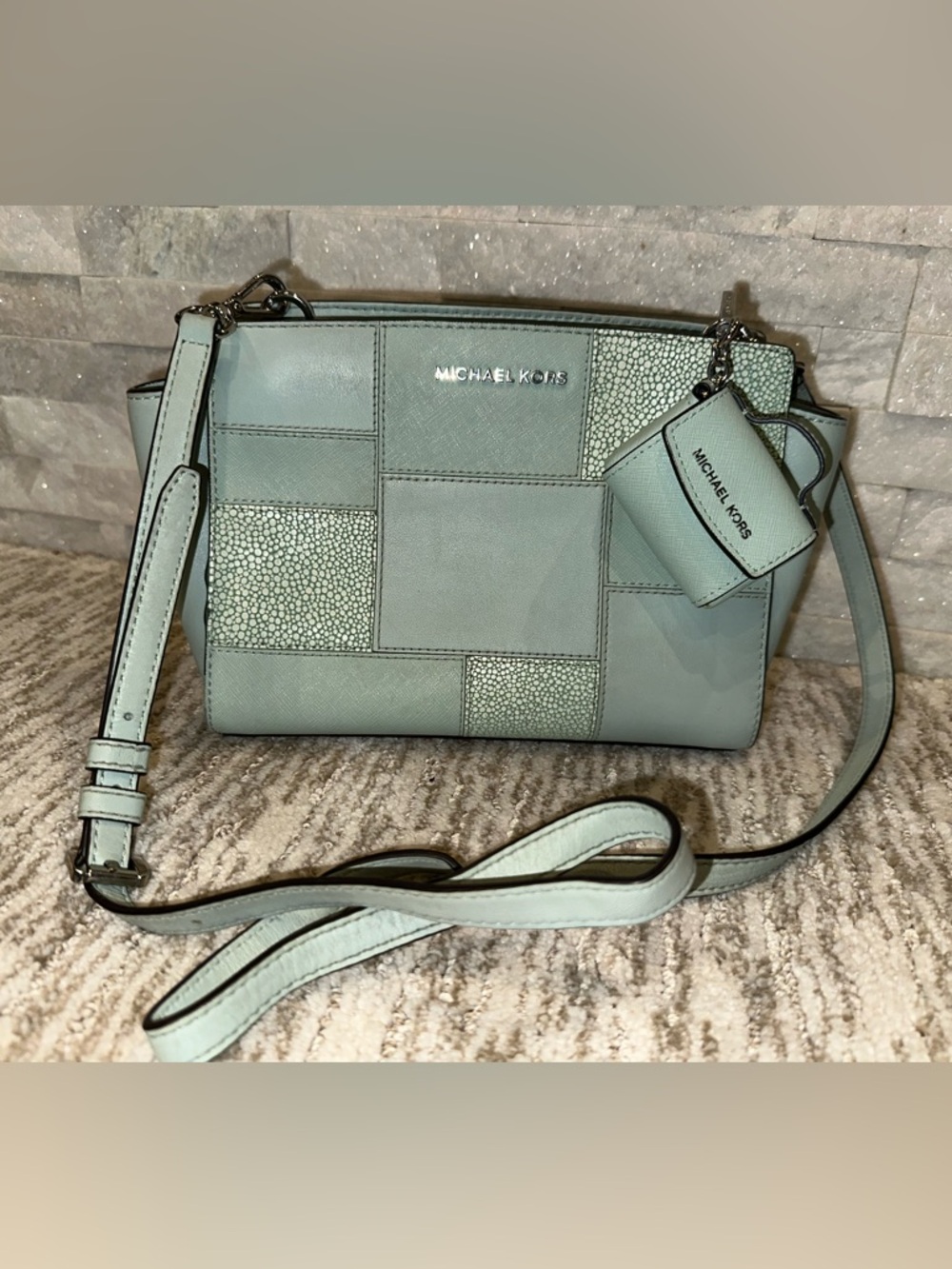 Kate Spade Cameron Street Small Satchel Crossbody – Saffiano Leather Mint Green